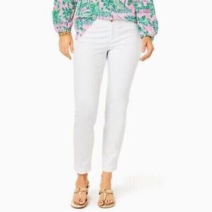 Lilly Pulitzer 29” Kelly Textured Ankle Pants